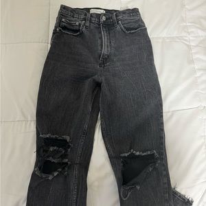 Abercrombie high rise curve love jeans